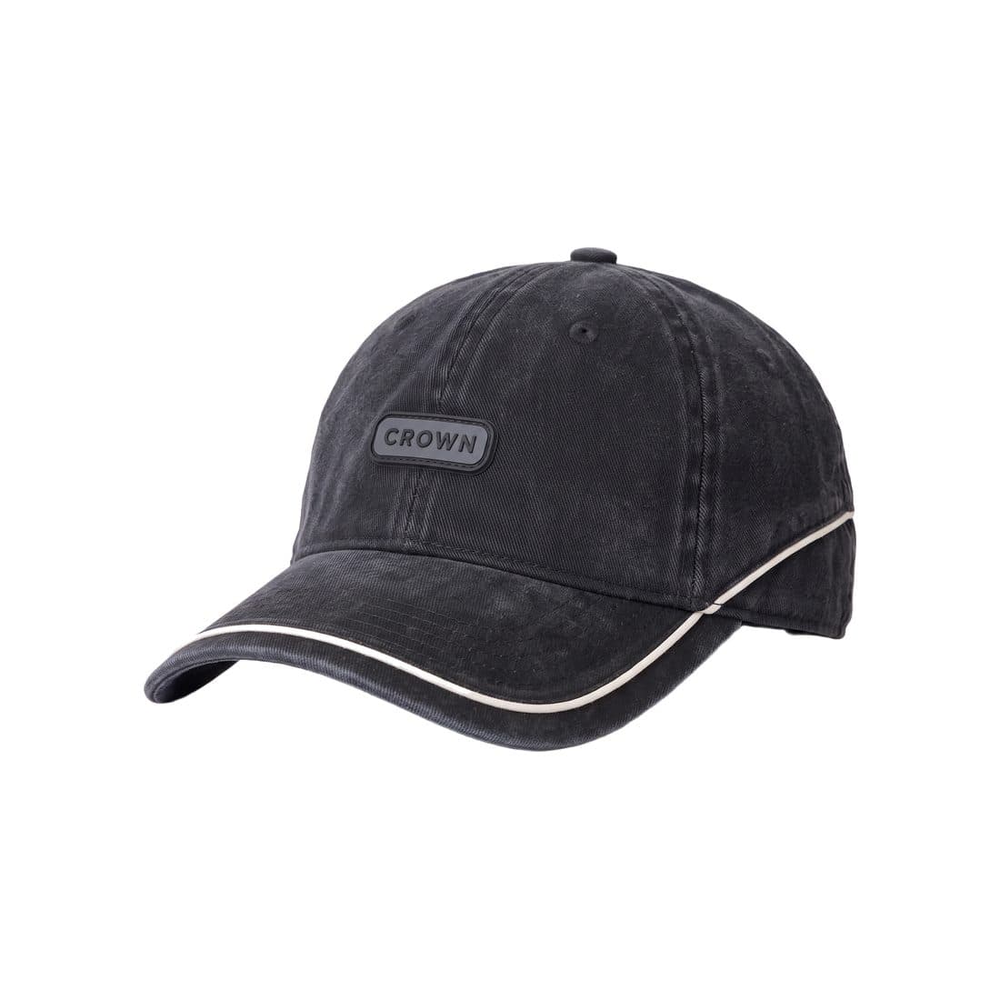 Double Piping Washed Cap