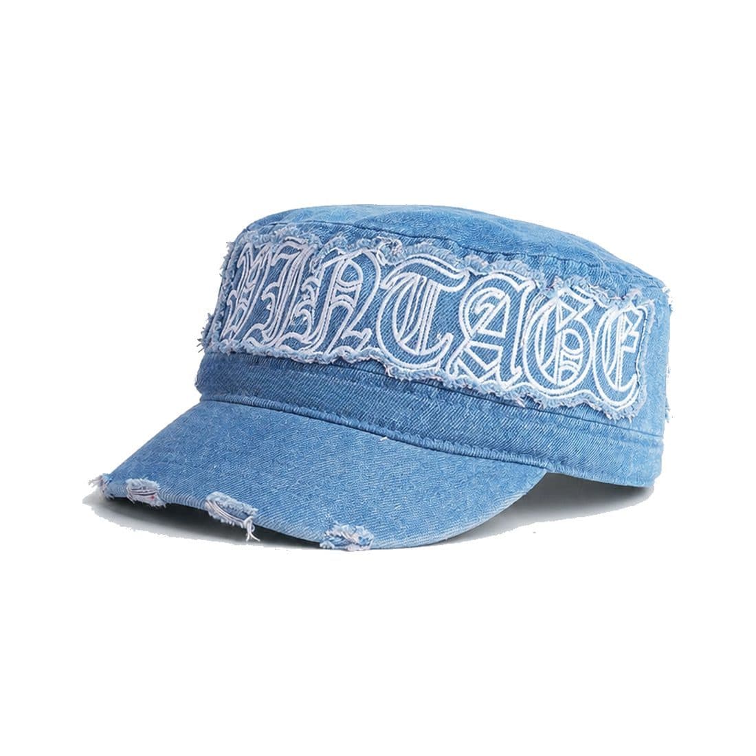 Washed Denim Cadet Cap